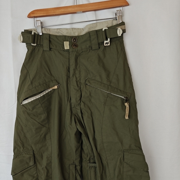 RIDE Men's Snowboard Snow Pants Size XS in Hunter Green - Picture 5 of 13